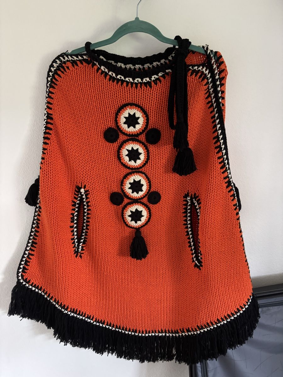 Altro in Moda donna: Malerne Birger Poncho Orange,  neue – Usato da Wangen ZH venduto da tel_gxb5 6