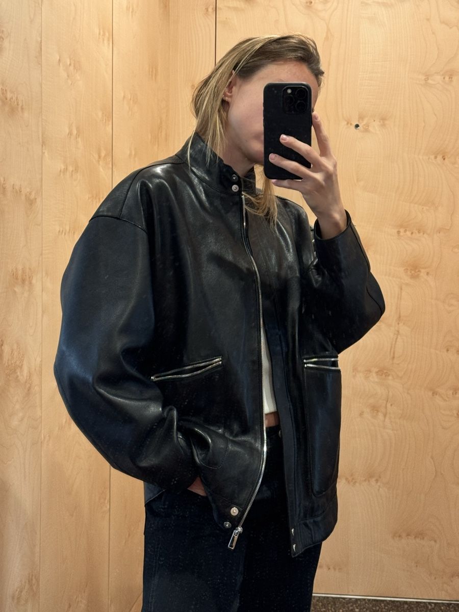 Massimo Dutti Jacken: Massimo dutti NAPPA LEATHER JACKET WITH POCKET DETAILS small – Gebraucht aus Zürich von gva_r9gs 1