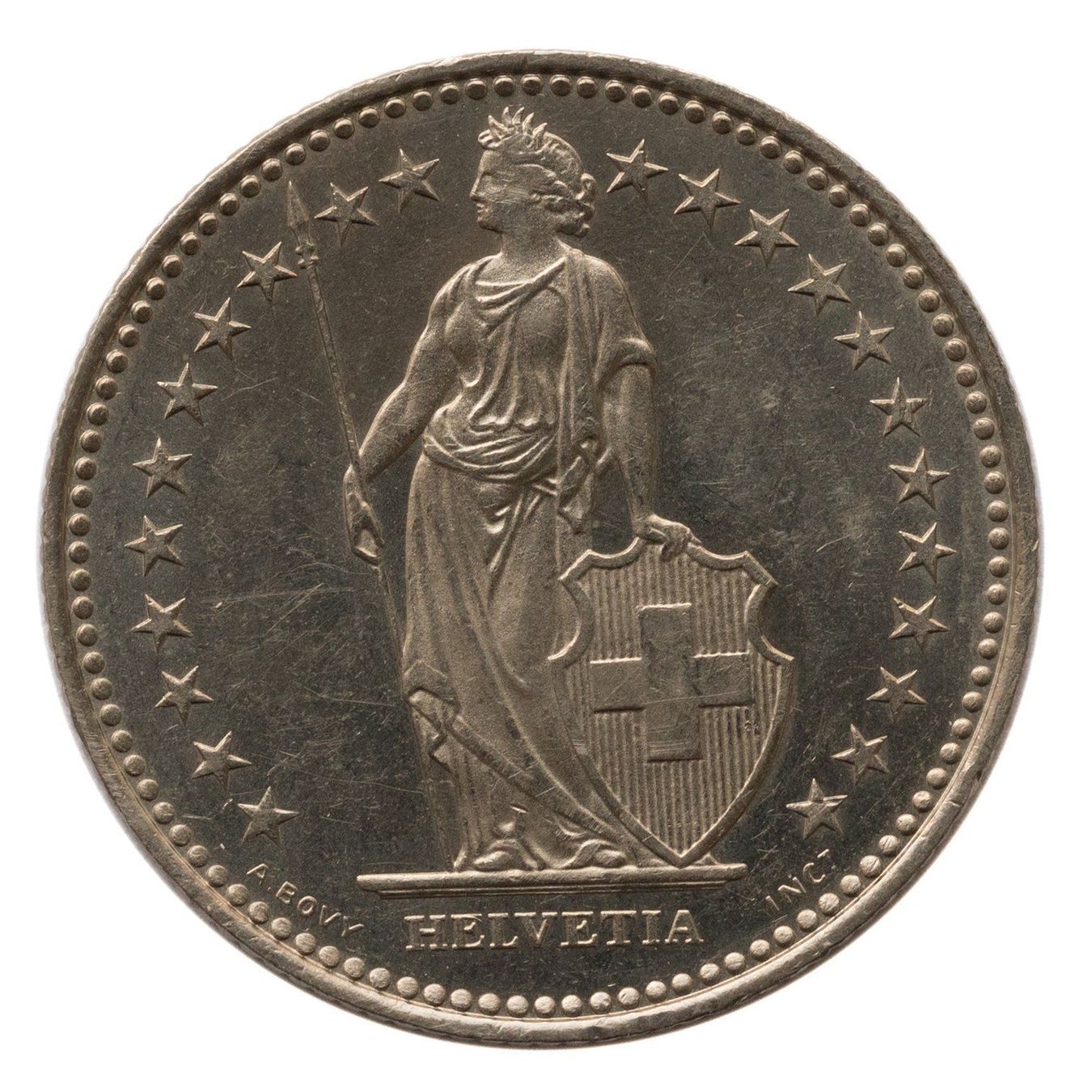 Tutti le monete: 1 Franken 1987 stgl – Usato da Rotkreuz venduto da Swiss-Coins