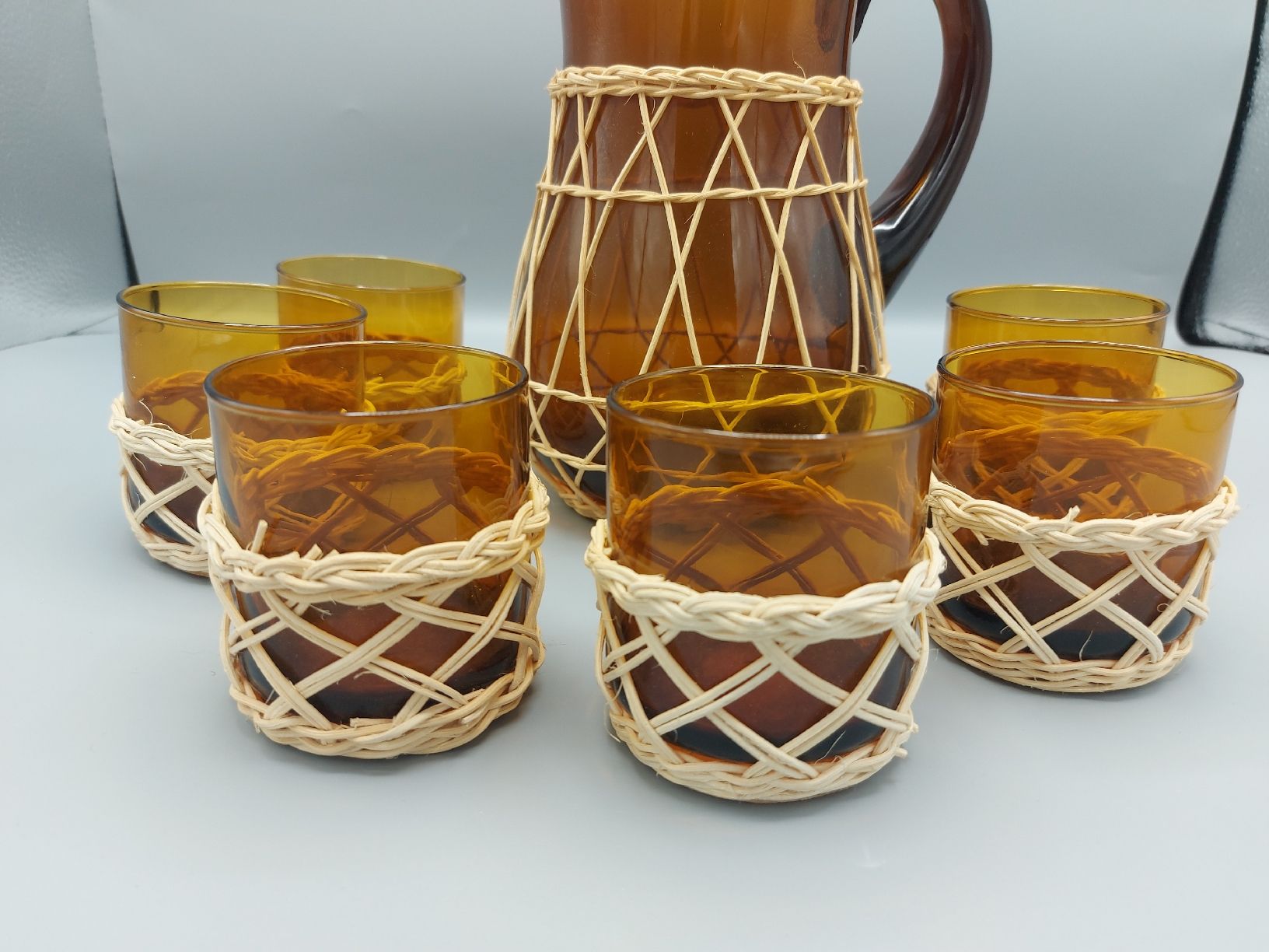 Geschirrsets: Vintage Saftset aus Glas – Neu (gemäss Beschreibung) aus Ostermundigen von son_vd9k 4