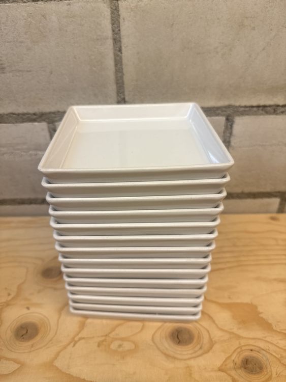 Ikea Servierteller Set, eckig, weiss, 14 Stück, Top! (51) (Gebraucht) in Dürrenäsch für CHF 11 – nur Abholung auf Ricardo kaufen