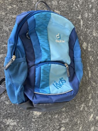 Deuter Kinderrucksack blau guter Zustand