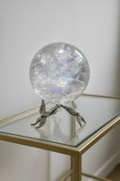 Lemurian Bergkristallkugel 7.4 cm – Extra Qualität