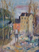Fritz Brunner, Dorfwinkel im Herbst