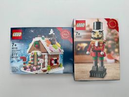 NEUF LEGO 40139 Gingerbread House + 40254 Nutcracker