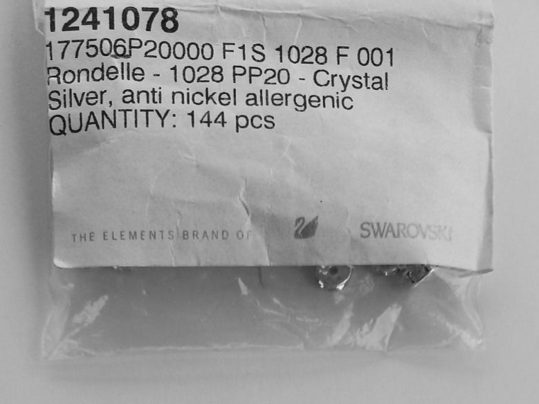 Swarovski Altri gioielli: 4 Stk. Swarovski Rondellen Cristal Silber – Nuovo e nell'imballaggio originale da Winistorf venduto da acreativ2 4