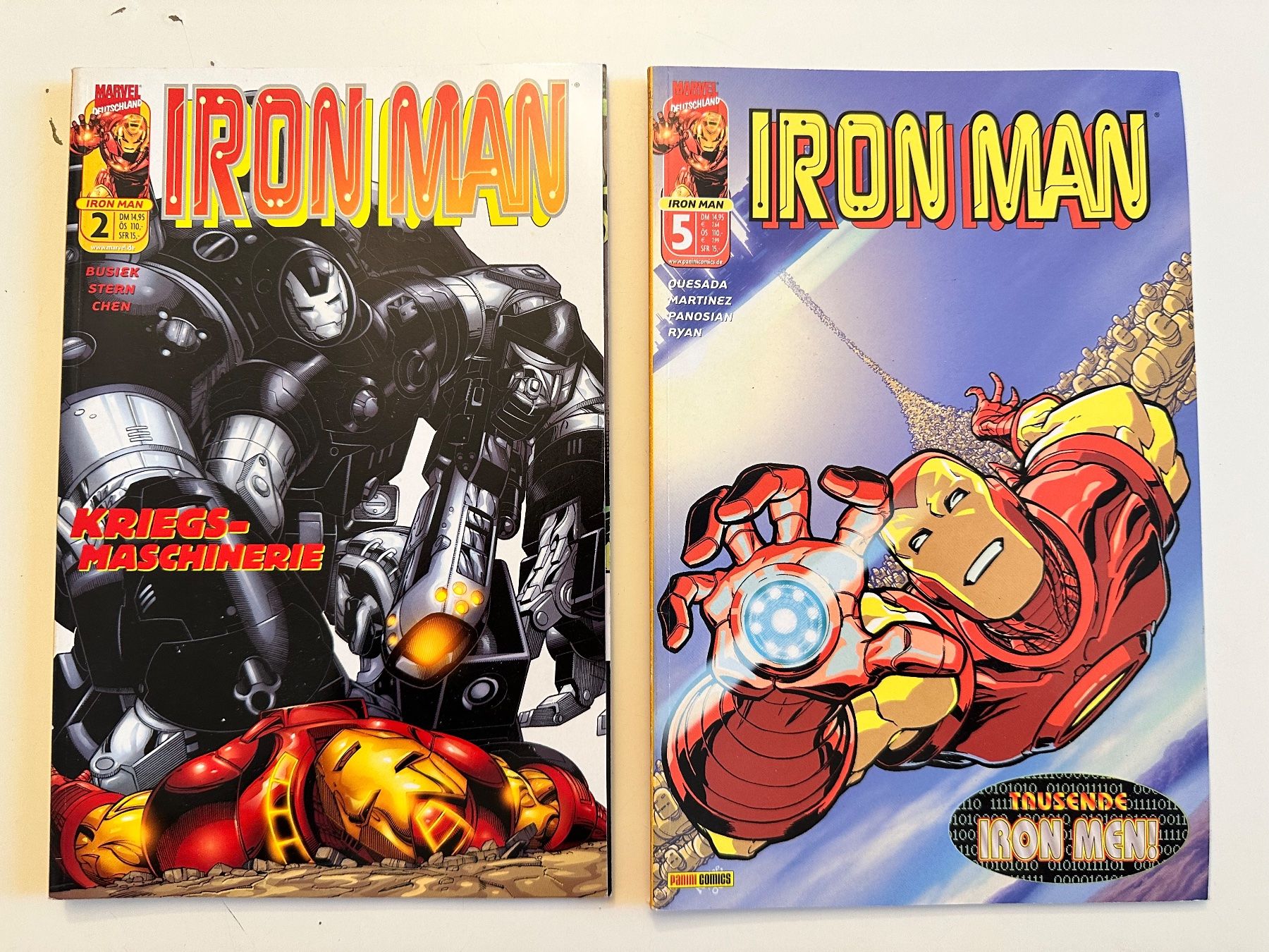 Fumetti: 2er Set - IRON MAN BAND 2 + 5 - MARVEL DEUTSCHLAND – Usato da Münsingen venduto da Ganjam