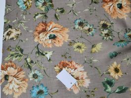 Italienische Baumwolle Batist 60% Seide 40% 1.50x1.35m grau