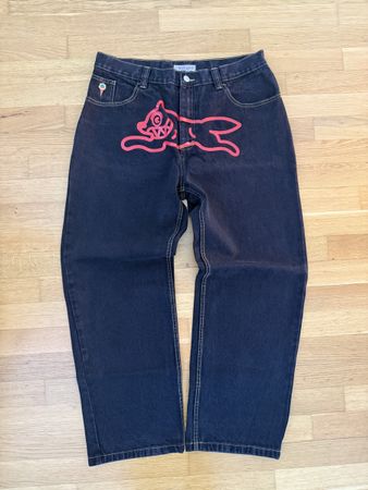 Icecream Jeans Wide Fit schwarz Grösse W34 L32 neuwertig