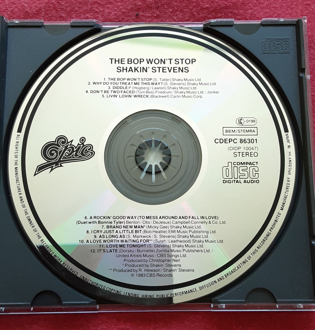 CD: Shakin' Stevens - The Bop Won't Stop CD, Top Zustand! – Usato da Bremgarten AG venduto da musiccollector 2