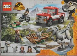 LEGO JURASSIC WORLD 76946 BLUE & BETA VELOCIRAPTOR CAPTURE