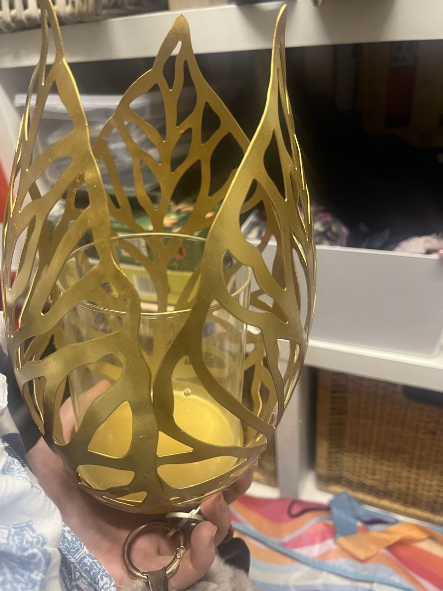 Kerzenständer: Goldener Kerzenhalter Windlicht Neu! – Neu (gemäss Beschreibung) aus Gockhausen von Lali013 1