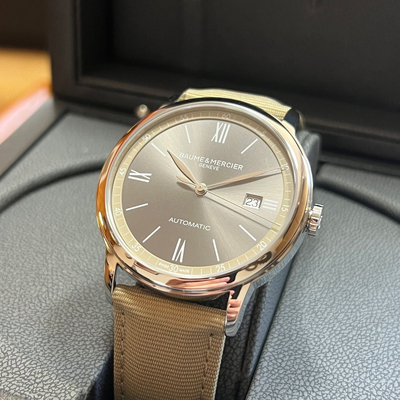 Baume & Mercier Orologi: Baume & Mercier Classima Automatic Date Full Set M0A10695 – Usato da Carouge GE venduto da Watchaser 2