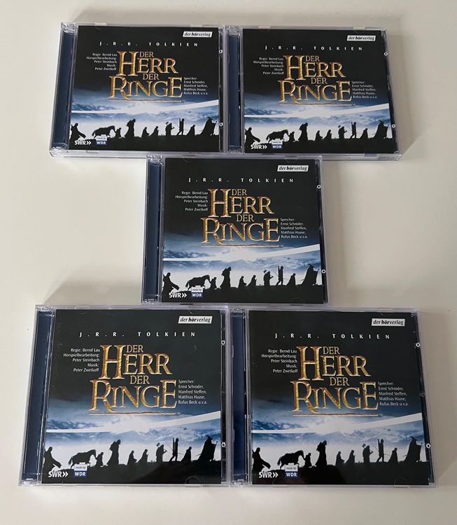 Herr der Ringe - Das Original Hörspiel (5 CDs) Hörbuch (Gebraucht) in ...