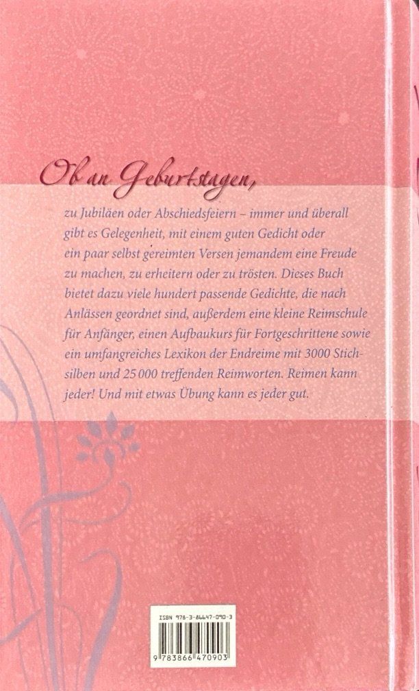 Bücher: Claudia M. Rosa, Der treffende Vers – Neu (gemäss Beschreibung) aus Sarnen von Livres 1