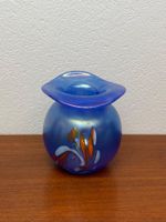 Von Poschinger Glas Vase 70s Design Blumenvase mundgeblasen