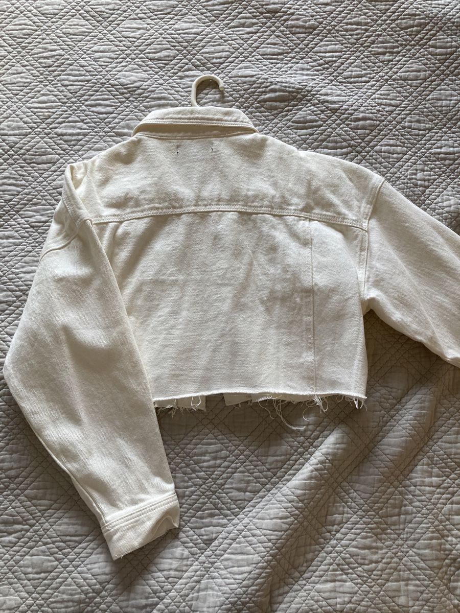 Jacken: Veste courte en Jean blanc – Neu (gemäss Beschreibung) aus Lausanne von shabnam.t 4
