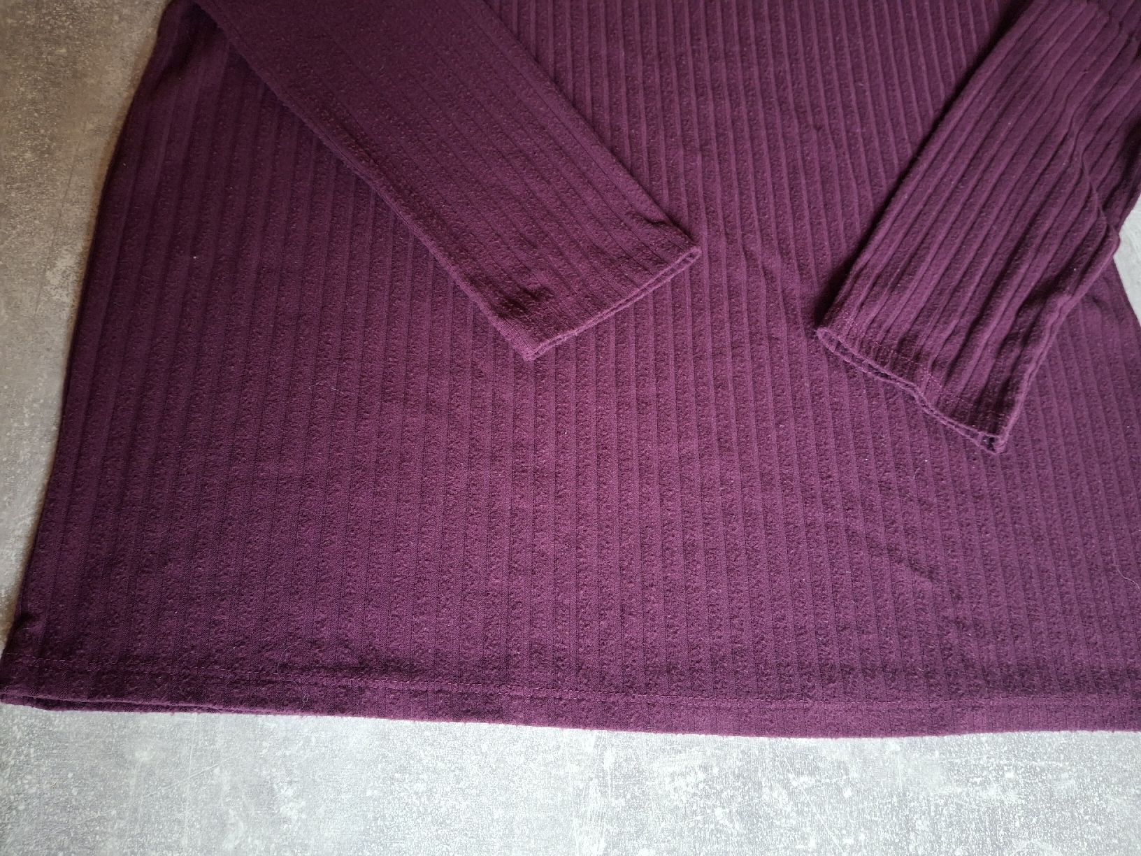 Pullover & Sweatshirts: Pull manches longues côtelé prune Amisu taille S – Gebraucht aus Villiers von san_jn5w 1