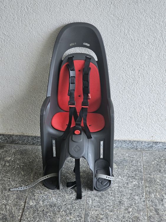 Siège Vélo Enfant Hamax – Montage Avant – Noir – Avec Harnais Et Repose-pieds