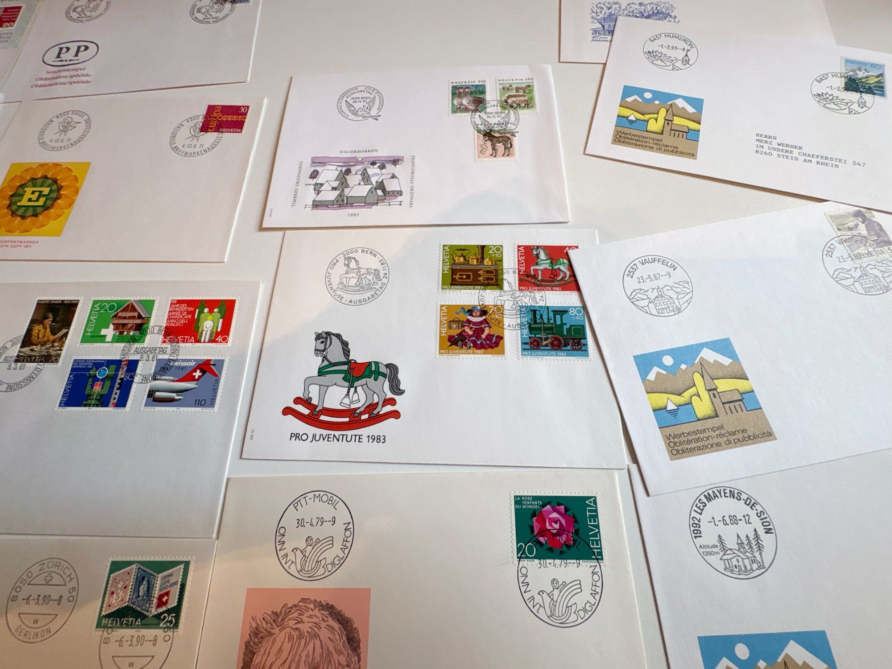 Tutti i francobolli: FDC LOT HELVETIA – Usato da Riva san vitale venduto da abd_p86k 3