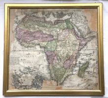 J.B. Homann (1664-1724) - Landkarte Afrika um 1720