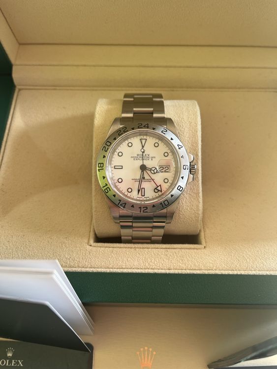 Rolex Orologi: Rolex Explorer II 16570 white polar – Usato da Bern venduto da Minok 3