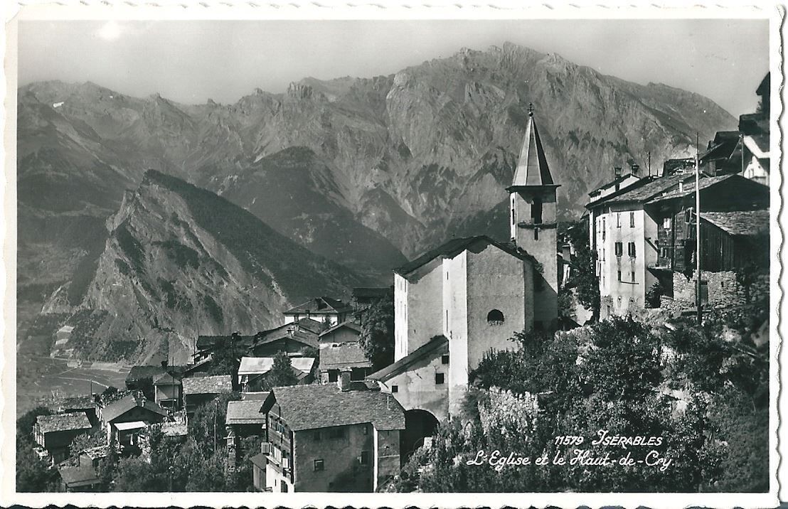Cartoline postali: Isérables, Wallis – Usato da Frauenfeld venduto da Merk52