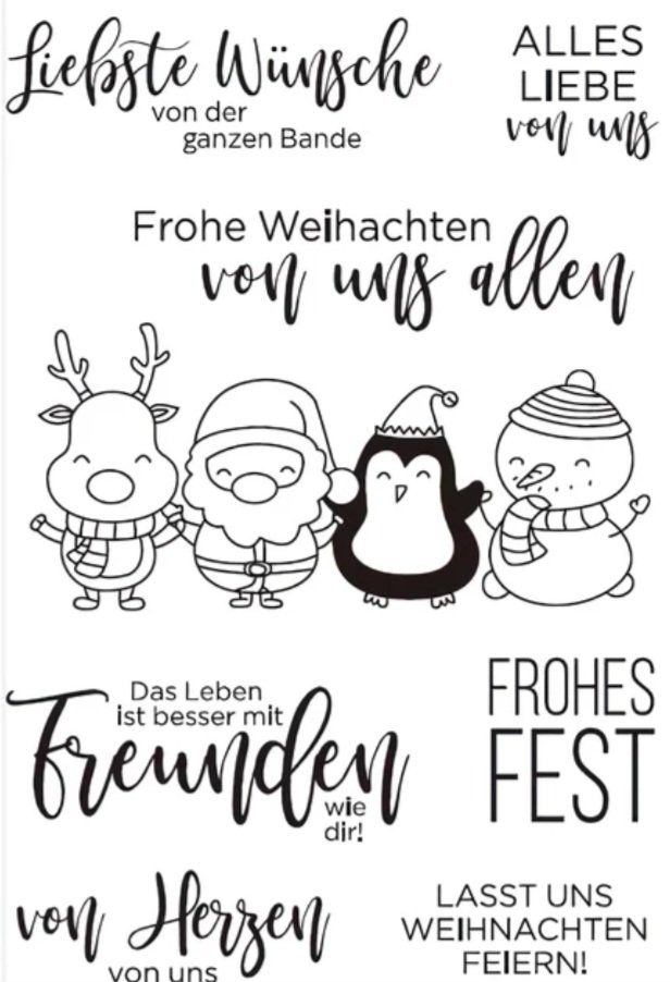 Stempel: Silikonstempel Nr.752, Weihnachten – Neu und originalverpackt aus Gretzenbach von Fliegepilz56