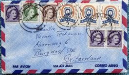 Brief Kanada 1960 mit Stempel und Adress