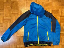 Softshell Jacke Outdoor Übergangsjacke Gr. 164 blau