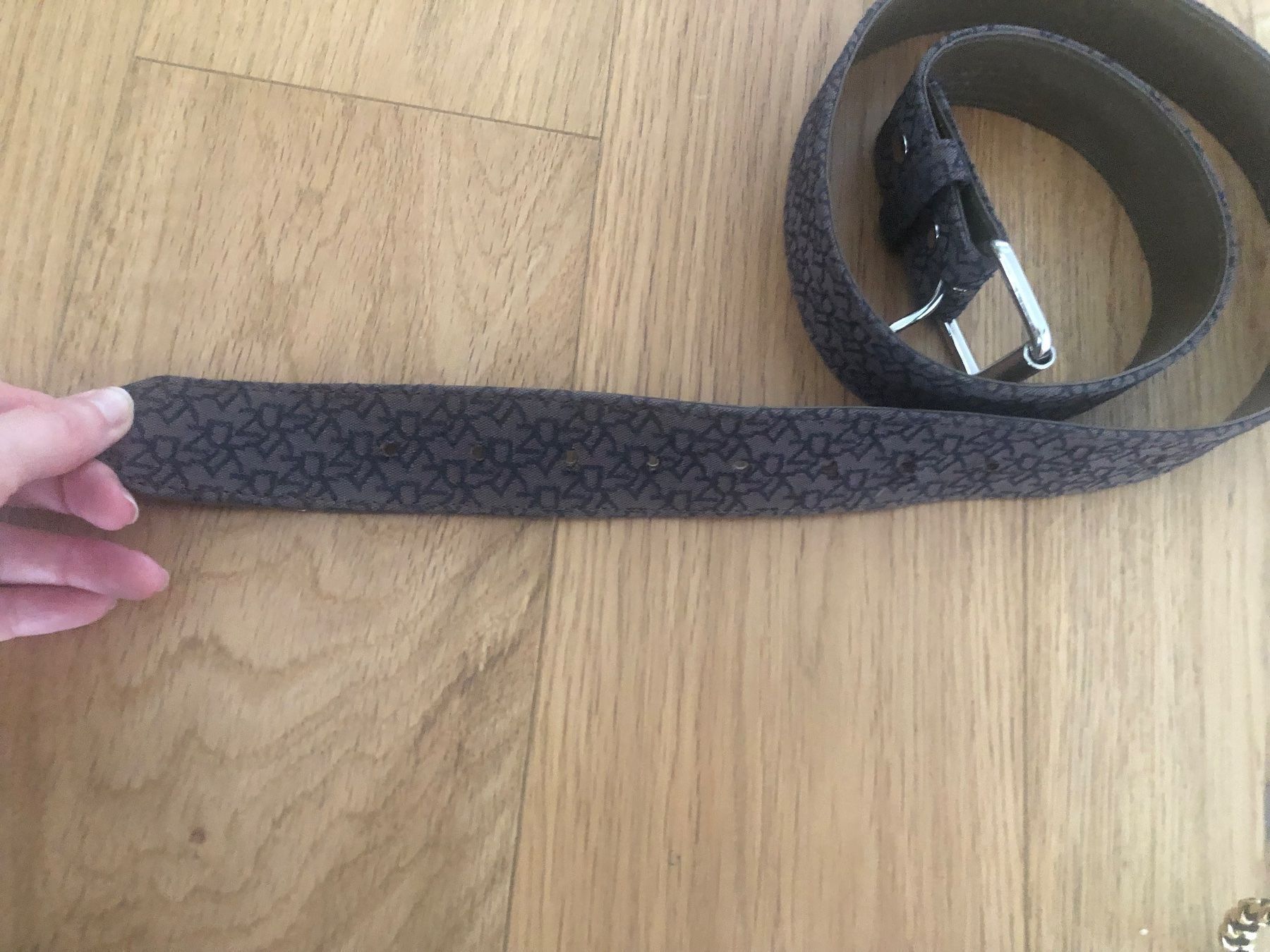 Gürtel: Gürtel braun mit Dkny Schrift – Gebraucht aus Pfaffhausen von Klaras_second_hand 2