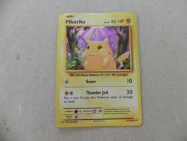 Hollo Pokémon Sammelkarten   Pikachu   Englisch Schrift HP