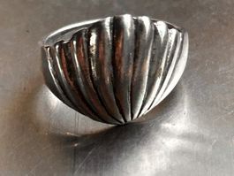 Silber Ring,  Muschel (Grösse 51)