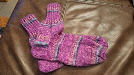 handgestrickte socke 38/39