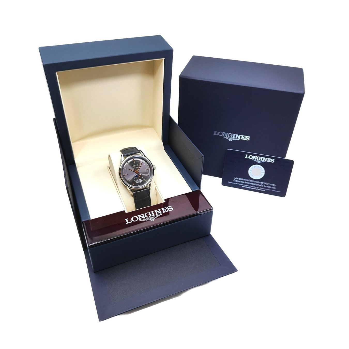 Longines Orologi: Longines Flagship Heritage Moonphase (Full Set 03.2025) – Nuovo (secondo la descrizione) da Montreux venduto da CashPay_Montreux 7