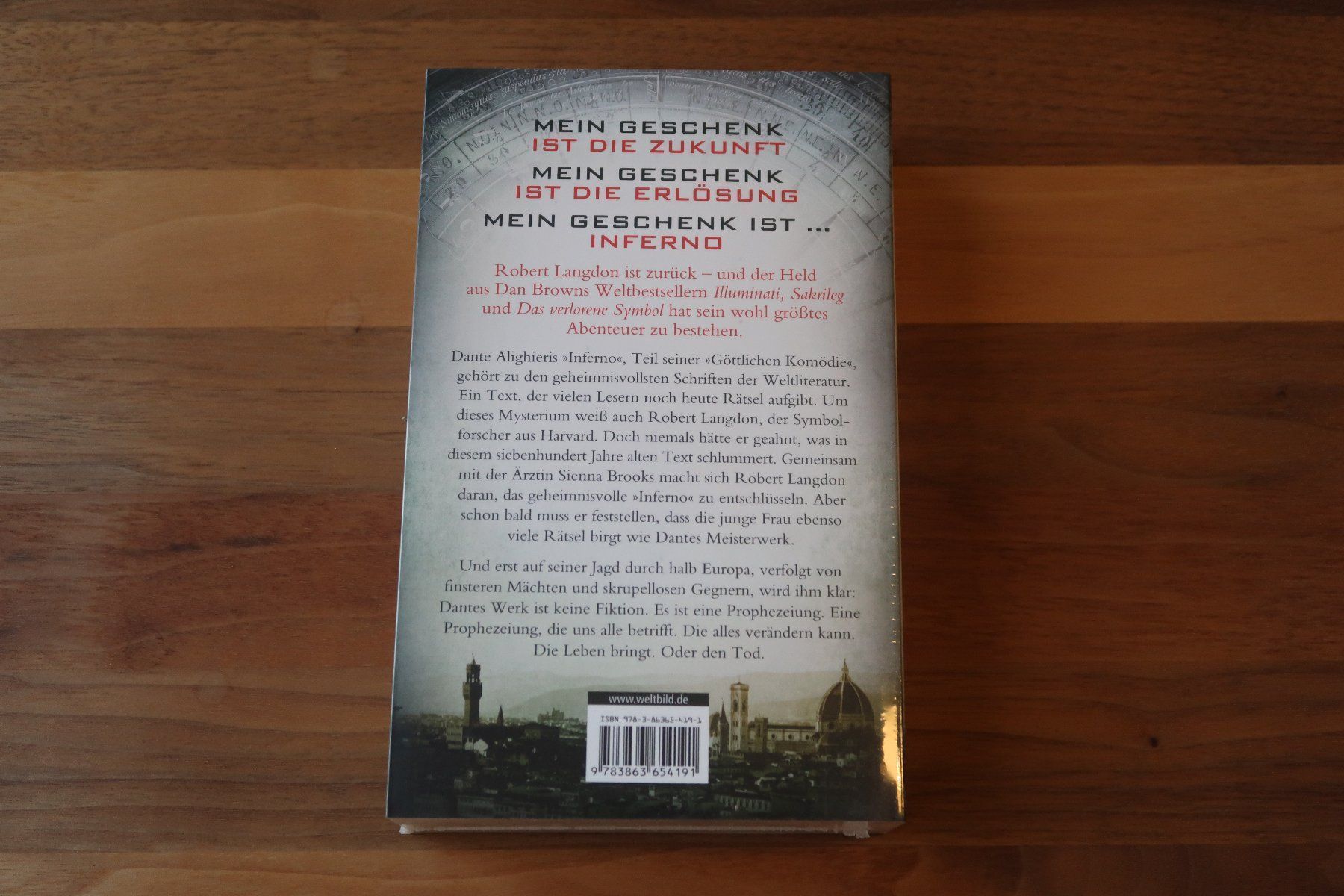 Libri: Dan Brown - Inferno – Nuovo e nell'imballaggio originale da Erlenbach ZH venduto da milliway_42 1