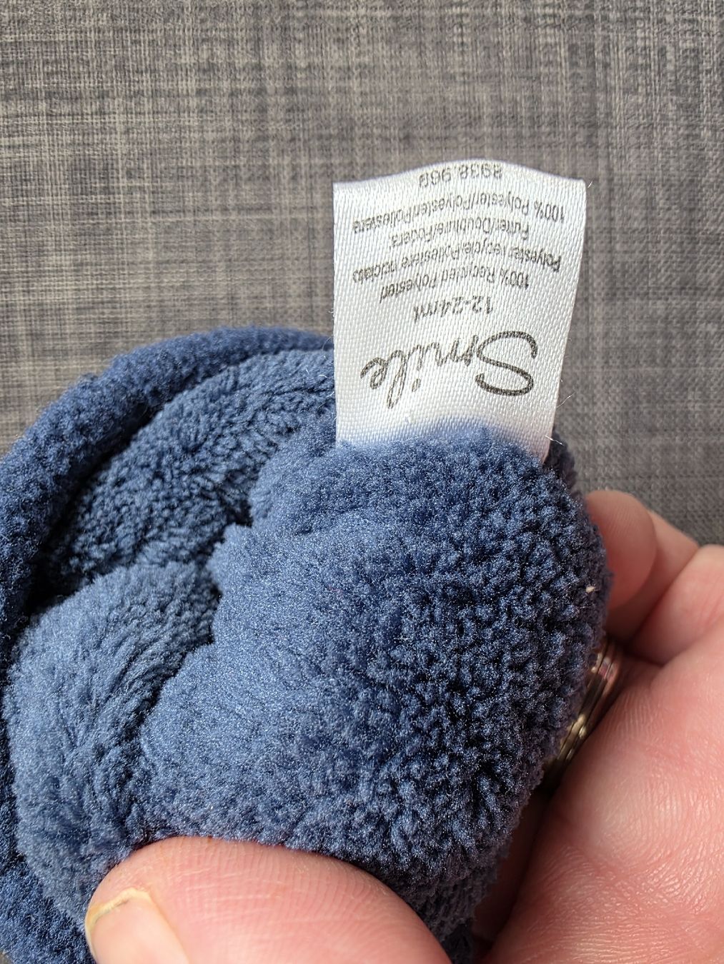 Bekleidung: Fäustlinge Smile 12-24 Monate blau  – Gebraucht aus Gais von ste_y6ps 1