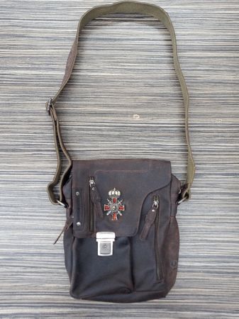 GREEN BURRY Leder Tasche unisex / Umhängetasche