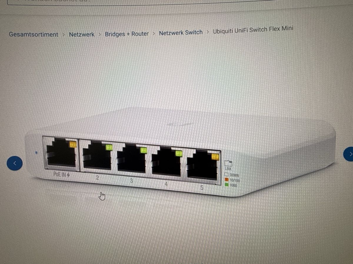 Ubiquiti Modems & Router: Ubiquiti USW-Flex-Mini Layer 2 Switch NEU – Neu und originalverpackt aus Watt von furggelen