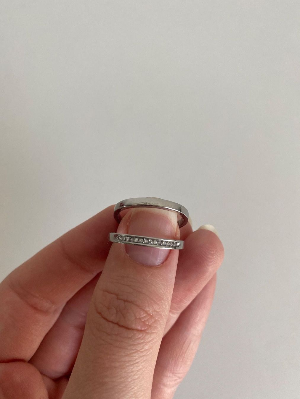 Anelli: Tamaris Ring Edelstahl Glitzer Gr. 54 – Nuovo (secondo la descrizione) da Baden venduto da CompraCaro 2