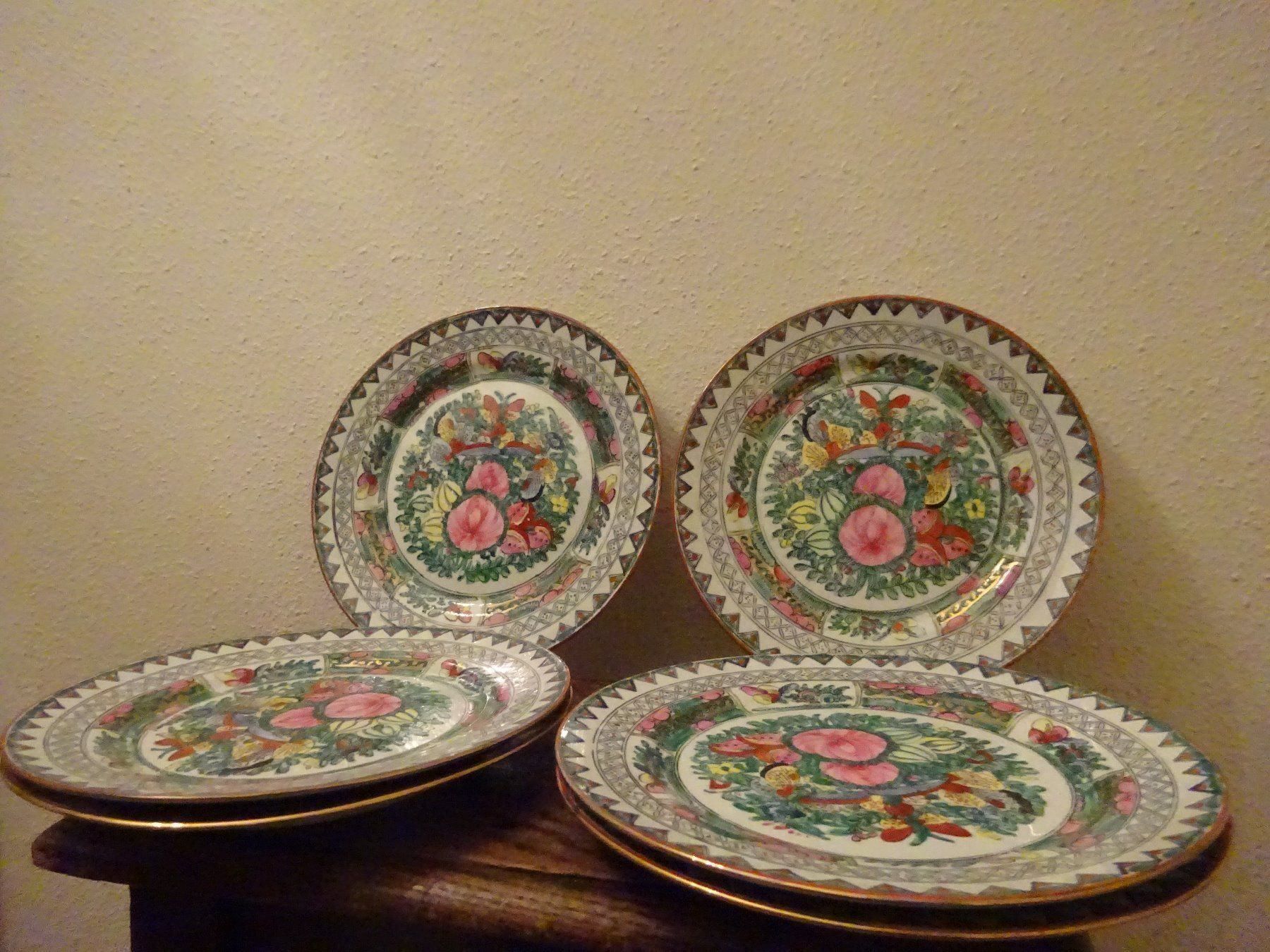 Teller: Vintage Teller Service Schmetterling - China – Gebraucht aus Esslingen von eintagammeer 1