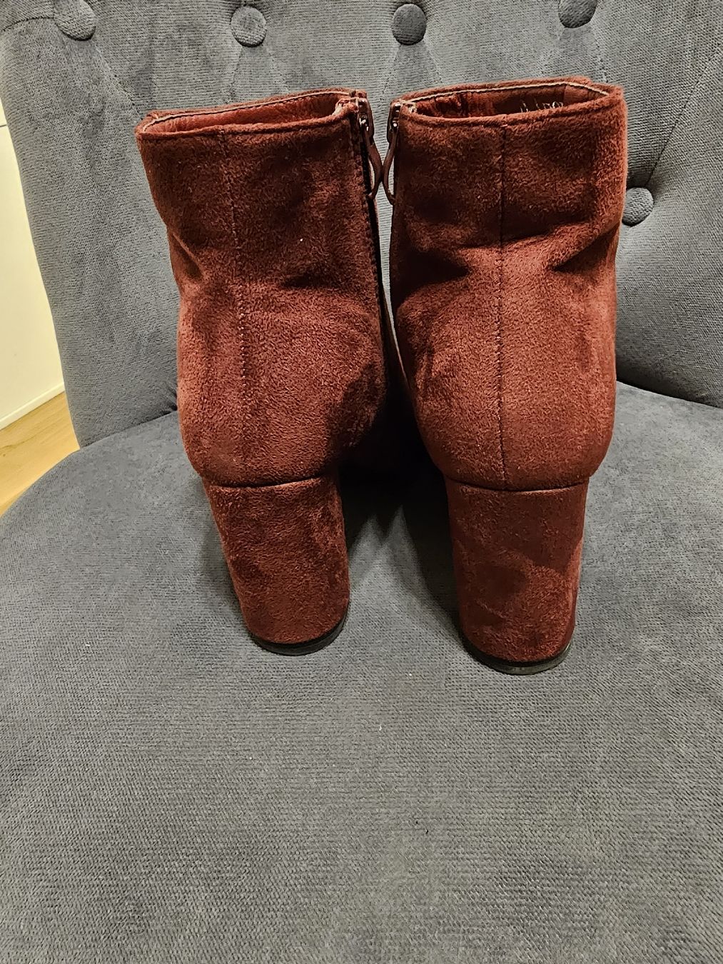 Damenschuhe: bottines bordeaux, T.39 comme neuves ! – Neu (gemäss Beschreibung) aus Bulle von Diamant.15 1