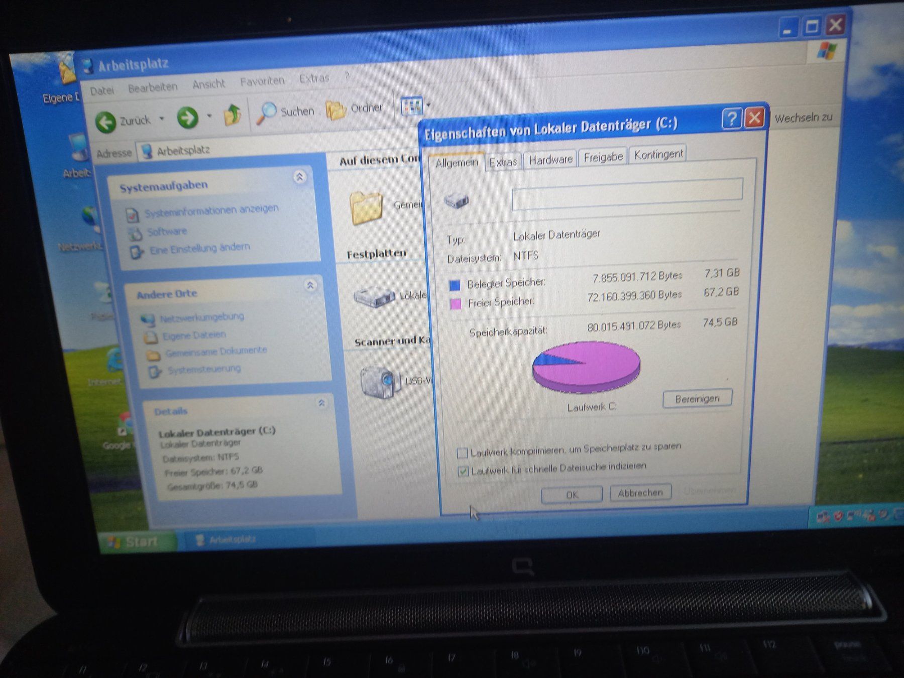 Compaq Notebook: laptop hp compaq mini 700 windows xp ser pak3 tedesco – Usato da Wohlen AG venduto da poliziotto008 1