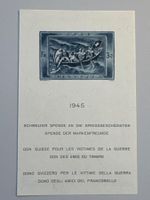 1945, Spendeblock, ZNr. W12, ungebraucht