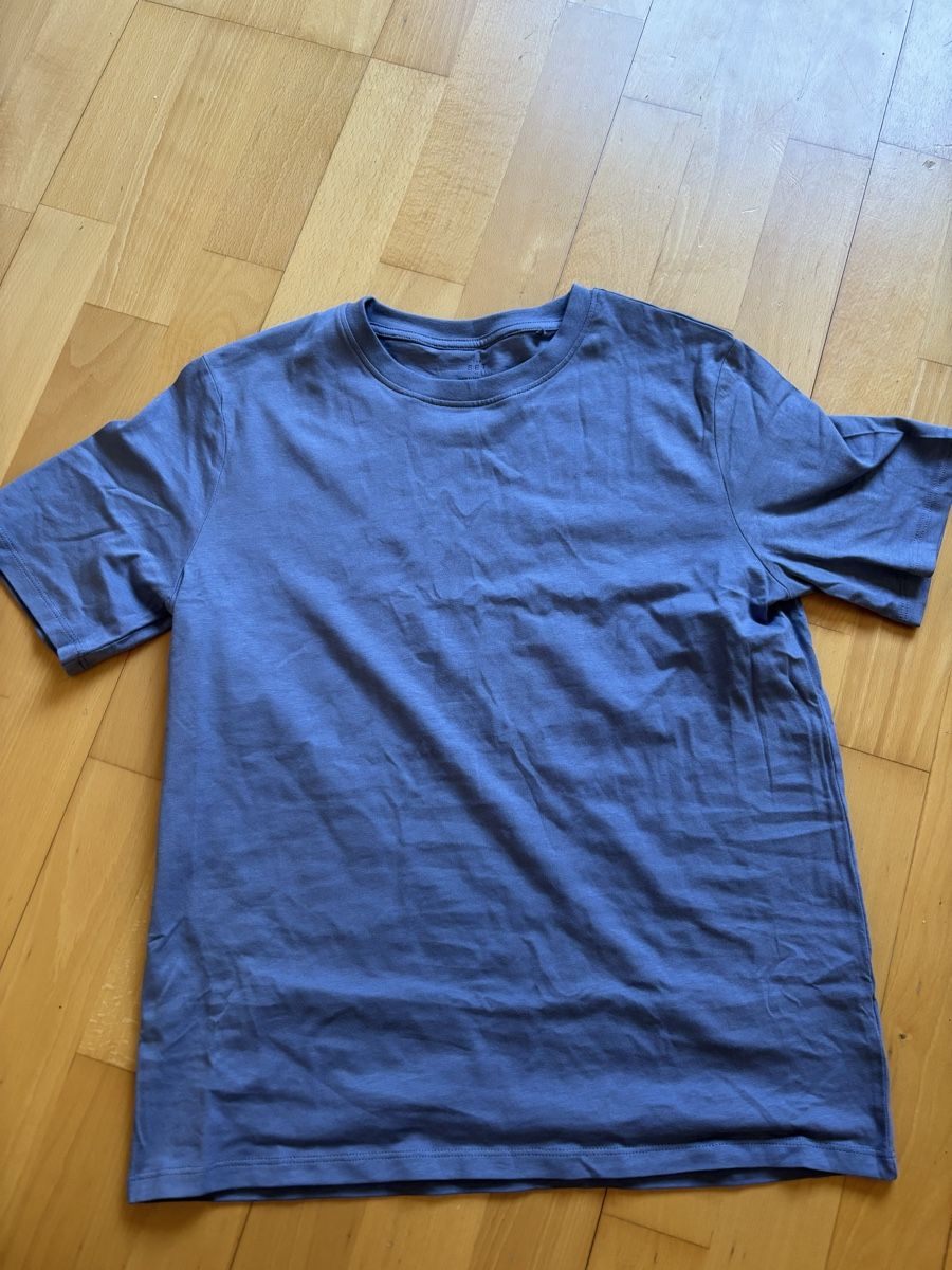 Zalando T-shirt: Basic Blau/Graues Tshirt, grösse S/M – Nuovo (secondo la descrizione) da Bern venduto da ser_6vm5