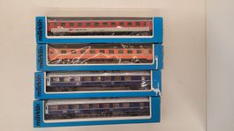 Spur H0 Märklin 4er Set SBB, FS, SNCF, NS