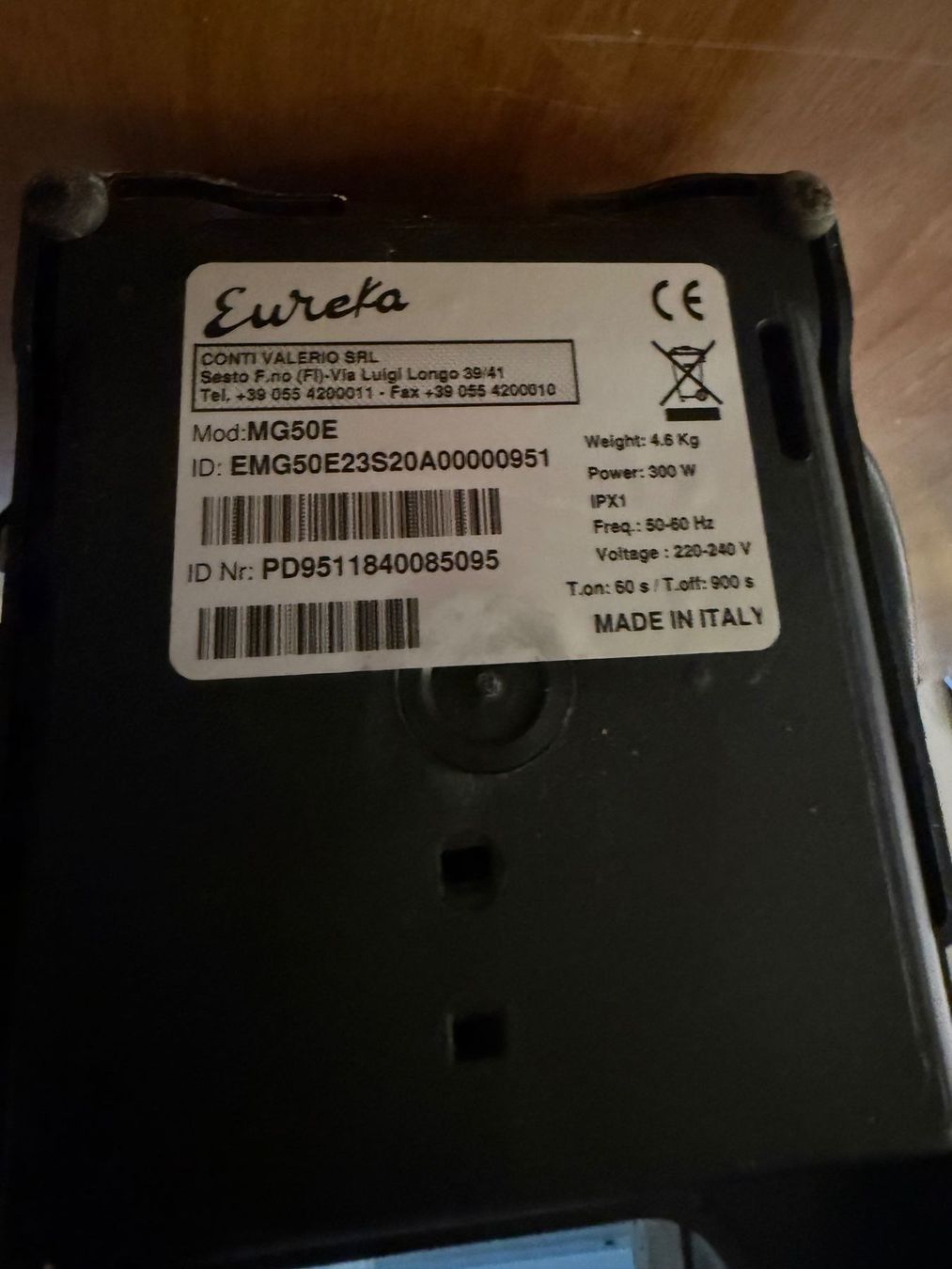 Eureka Elettrodomestici da cucina: Eureka Mignon MG50E Espressomühle – Usato da zürich venduto da Marlenem 5
