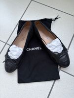 Chanel black ballerinas 38.5