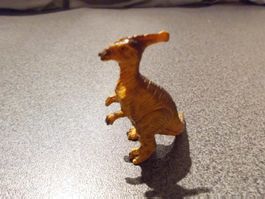 Dinosaurier gelb/schwarz, 2 Beine