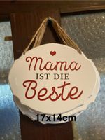 E-Mailschild Blechschild Mama ist die Beste
